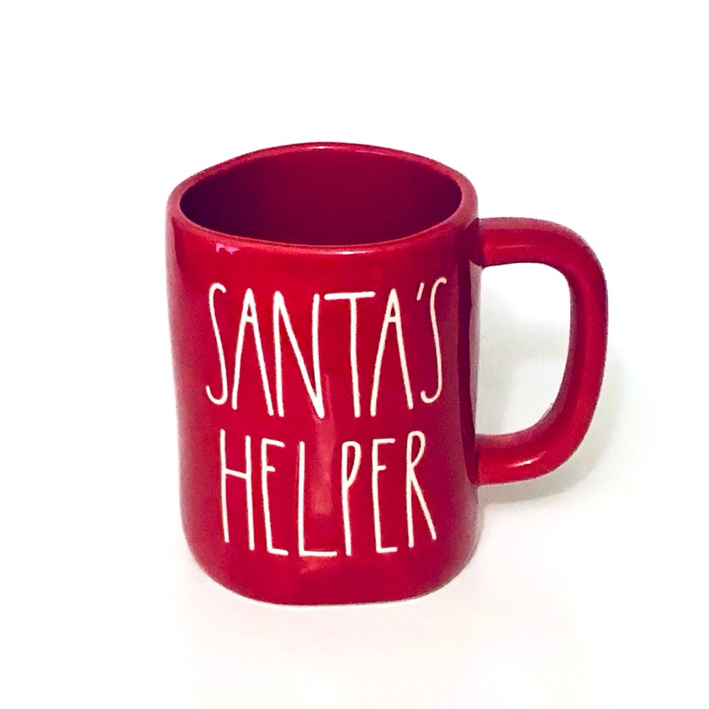 Rae Dunn Christmas Santa’s Helper mug